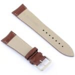 استيك ساعة بلون بنى من الجلد