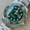 ساعة رولكس صب مارينر ميرور اوريجينال Rolex submariner استيك سيلفر مينا زرقا