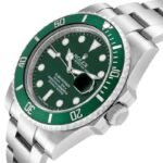 ساعة رولكس صب مارينر ميرور اوريجينال Rolex submariner استيك سيلفر مينا زرقا