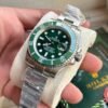 ساعة رولكس صب مارينر ميرور اوريجينال Rolex submariner استيك سيلفر مينا زرقا