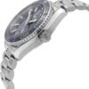 ساعه من007 OMEGA بلون مينا كحلي وسير فضي من الستانليس ستيل