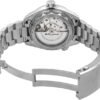 ساعه من007 OMEGA بلون مينا كحلي وسير فضي من الستانليس ستيل