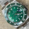 ساعة رولكس صب مارينر ميرور اوريجينال Rolex submariner استيك سيلفر مينا زرقا