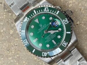 ساعة رولكس صب مارينر ميرور اوريجينال Rolex submariner استيك سيلفر مينا زرقا