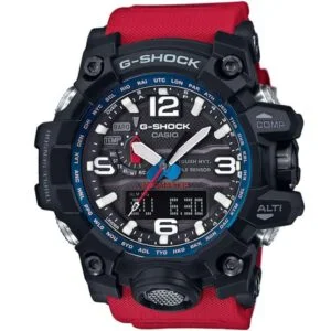 ساعة G‑Shock Mudmaster GWG-1000RD-4A هاي كوبي أسود وأحمر