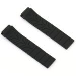 استيك ساعة تيسوت بلون اسودمن المطاط