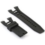 استيك ساعه مطاط اسود