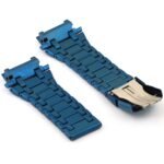 استيك ساعه ستانليس ستيل ازرق