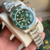 ساعة رولكس صب مارينر ميرور اوريجينال Rolex submariner استيك سيلفر مينا زرقا