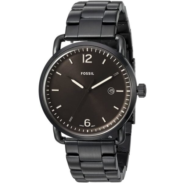 fs5277-fossil-watch-men-black-metal-commuter-2 ساعه فوسيل للرجال FS5277