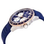 تفاصيل بيزل ساعة Guess Odyssey W1108G4 روز جولد وأزرق