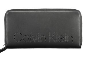 محفظة Calvin Klein للنساء جلد طبيعي اسود اصلية