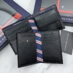 طقم محفظة وحافظة كروت وميدالية تومي هيلفيغر رجالي اسود