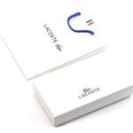 محفظة لاكوست أسود رجالي