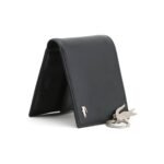 محفظة لاكوست أسود رجالي