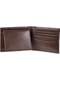 محفظة تومي هيلفيغر بني اصلية