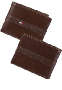 محفظة تومي هيلفيغر بني اصلية