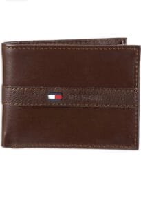محفظة تومي هيلفيغر بني اصلية