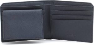 محفظة Calvin Klein جلد طبيعي اسود