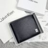 محفظة Calvin Klein جلد طبيعي اسود