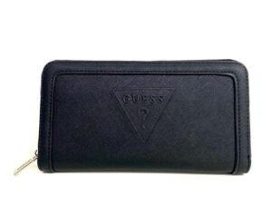 محفظة Guess جلد طبيعي اسود للنساء