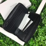 محفظة كالفن كلاين جلد اسود