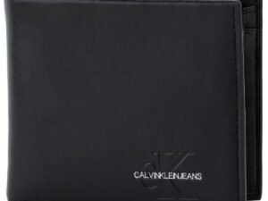 محفظة Calvin Klein جلد طبيعي اسود