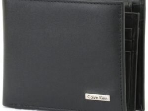 محفظة Calvin Klein جلد اسود