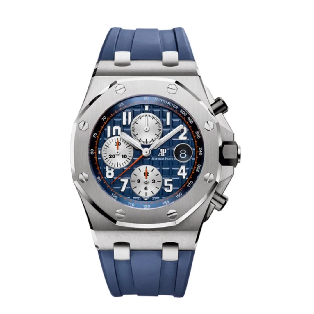 ساعه منِ Audemars Piguet تعمل بعدادات بلون ازرق وسير ازرق من المطاط كود المنتج ساعه منِ Audemars Piguet تعمل بعدادات بلون ازرق وسير ازرق من المطاط كود المنتج