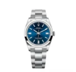 ساعة رولكس Oyster Perpetual هاي كوبي بمينا أزرق وسوار فضي 41 مم