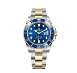 ساعة رولكس Submariner هاي كوبي أزرق فضي وذهبي 41 مم