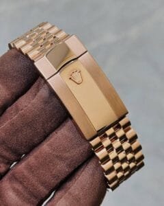 رولكس سكاي دويللر ميرور أوريجنال سير روز جولد مينا زرقا