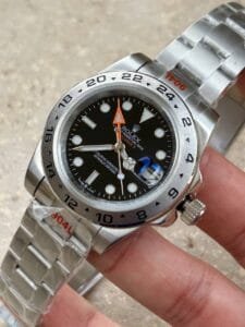 ساعه رولكس اكسبلورَر مينا اسود ميرور أوريجنال Rolex