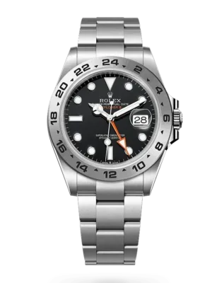ساعه رولكس اكسبلورَر مينا اسود ميرور أوريجنال Rolex