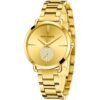 mf0222l-02-mini-focus-watch-for-women-gold-crystals-dial-stainl ساعة ميني فوكس للنساء MF0222L-02