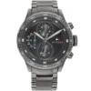 1791806-tommy-hilfiger-watch-men-black-dial-metal-stainless-steel-gunmetal-gray-strap-quartz-analog-chronograph-trent_11zon ساعة تومي هيلفيغر للرجال 1791806
