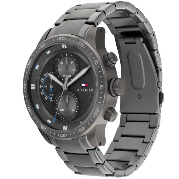 1791806-tommy-hilfiger-watch-men-black-dial-metal-stainless-steel-gunmetal-gray-strap-quartz-analog-chronograph-trent_2_11zon ساعة تومي هيلفيغر للرجال 1791806