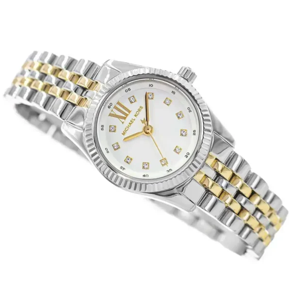 mk4740-michael-kors-watch-women-silver-dial-metal-stainless-steel-gold-two-tone-strap-quartz-battery-analog-three-hand-lexington_4_11zon ساعة مايكل كورس للنساء MK4740