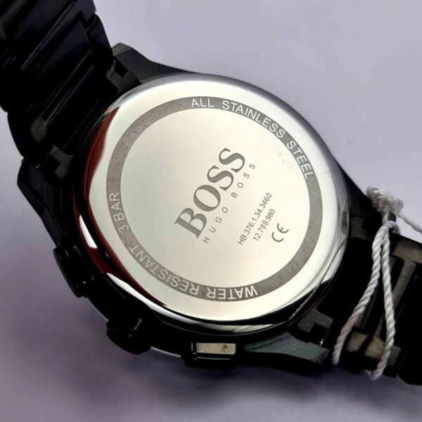 ساعة هوجو بوس استيك سيراميك ومعدن | فخامة تجمع القوة والأناقة