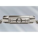 ساعة باتيك فليب استيك معدن فضي - من الجانب