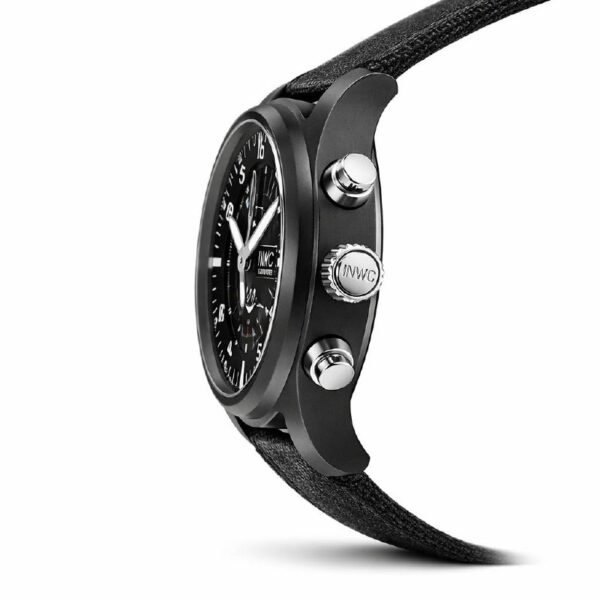 08318294-ee91-4c0d-a81d-1a43b3c42520 ساعة IWC Pilot’s Watch Double Chronograph TOP GUN Ceratanium