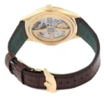 ⁦ساعة رولكس Perpetual 1908 مينا أبيض بحزام جلد بني⁩ - الصورة ⁦2⁩