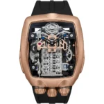 Bugatti Jacob & Co. Men’s Chiron Tourbillon Rose Gold-Tone Watch