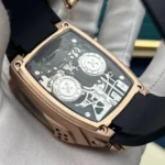 Bugatti Jacob & Co. Men’s Chiron Tourbillon Rose Gold-Tone Watch