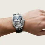 Bugatti x Jacob & Co. Men’s Silver Skeleton Engine Watch