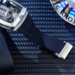 Bugatti x Jacob & Co. Men’s Silver Skeleton Engine Watch