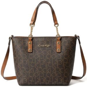 حقيبة كتف Calvin Klein نسائية بنية Z1001