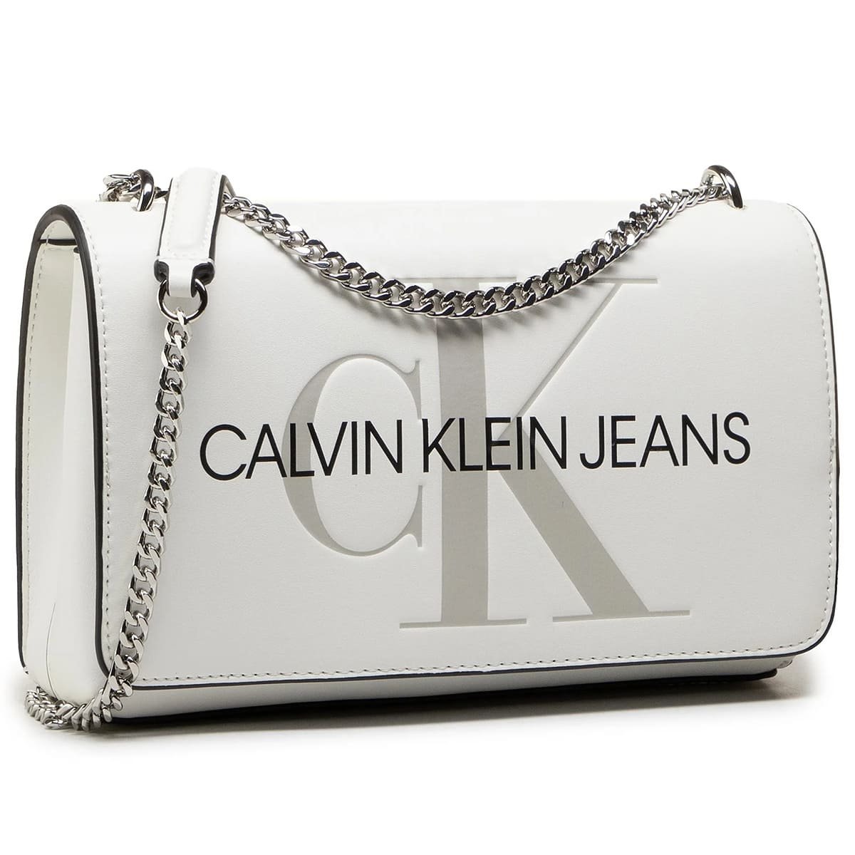 calvin-klein-white-women-crossbody-bag-k60k607198-yaf حقيبة كروسبودي بيضاء من كالفن كلاين للنساء K60K607198 Yaf