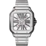 ساعة كارتييه Cartier رجالي سانتوس Santos بميناء أسود