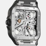 ساعة كارتييه Cartier رجالي سانتوس Santos بميناء أسود